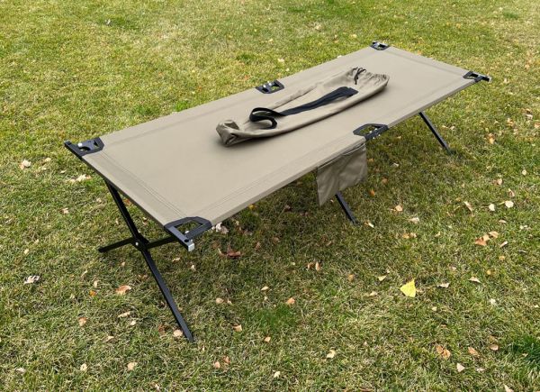 Łóżko składane NATO rozmiar 196x67 cm, łóżko składane z metalu wzmocnionego wojskiem