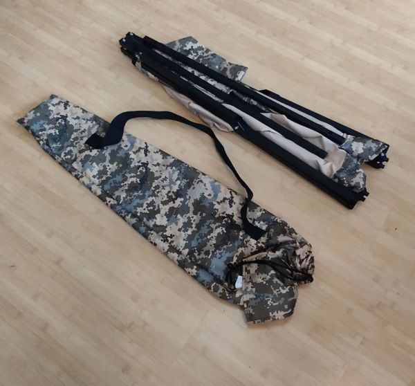 Folding army size 206x72 cm bad with pocket and cover Multicam / Pixel
