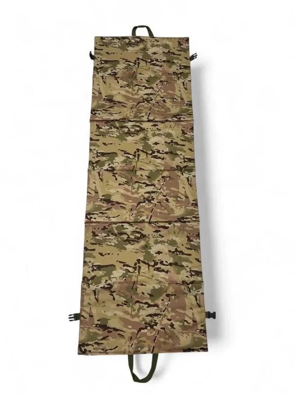 Wojskowa mata do spania, 6 sekcji, 175x57x1 cm, multicam