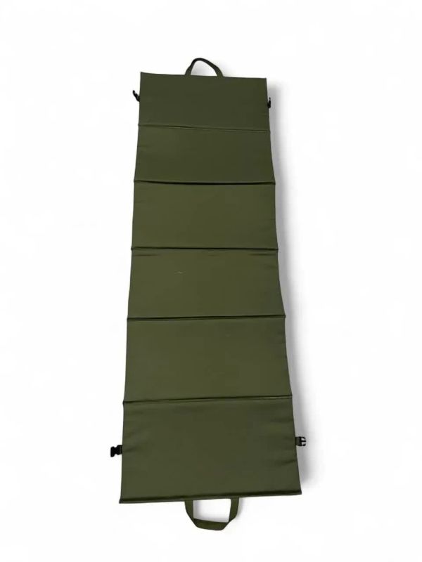Wojskowa mata taktyczna, 6 sekcji, 175x57x1 cm, oliwkowa