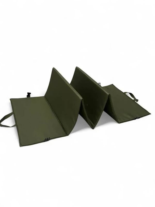 Wojskowa mata taktyczna, 6 sekcji, 175x57x1 cm, oliwkowa