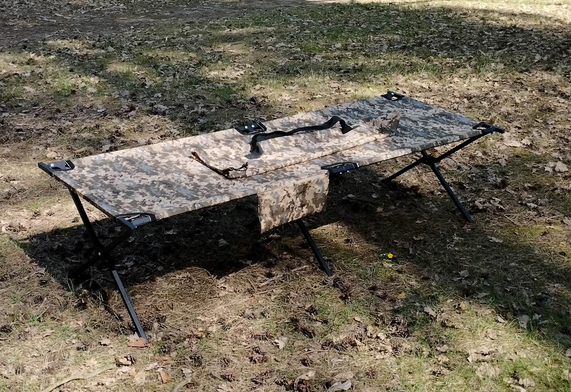 польове ліжко, армійське розкладне ліжко, ліжко військове, складане ліжко, койка армійська.